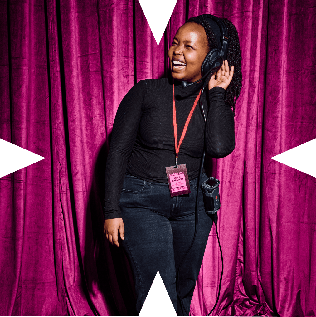 backstage volunteer